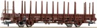 66359 Roco 2 axle Flat car with brakemens platform
